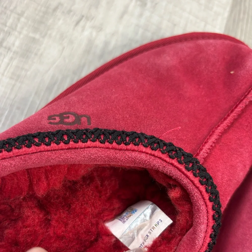 UGG Red Kids Tasman II Size 4 - Picture 8 of 8